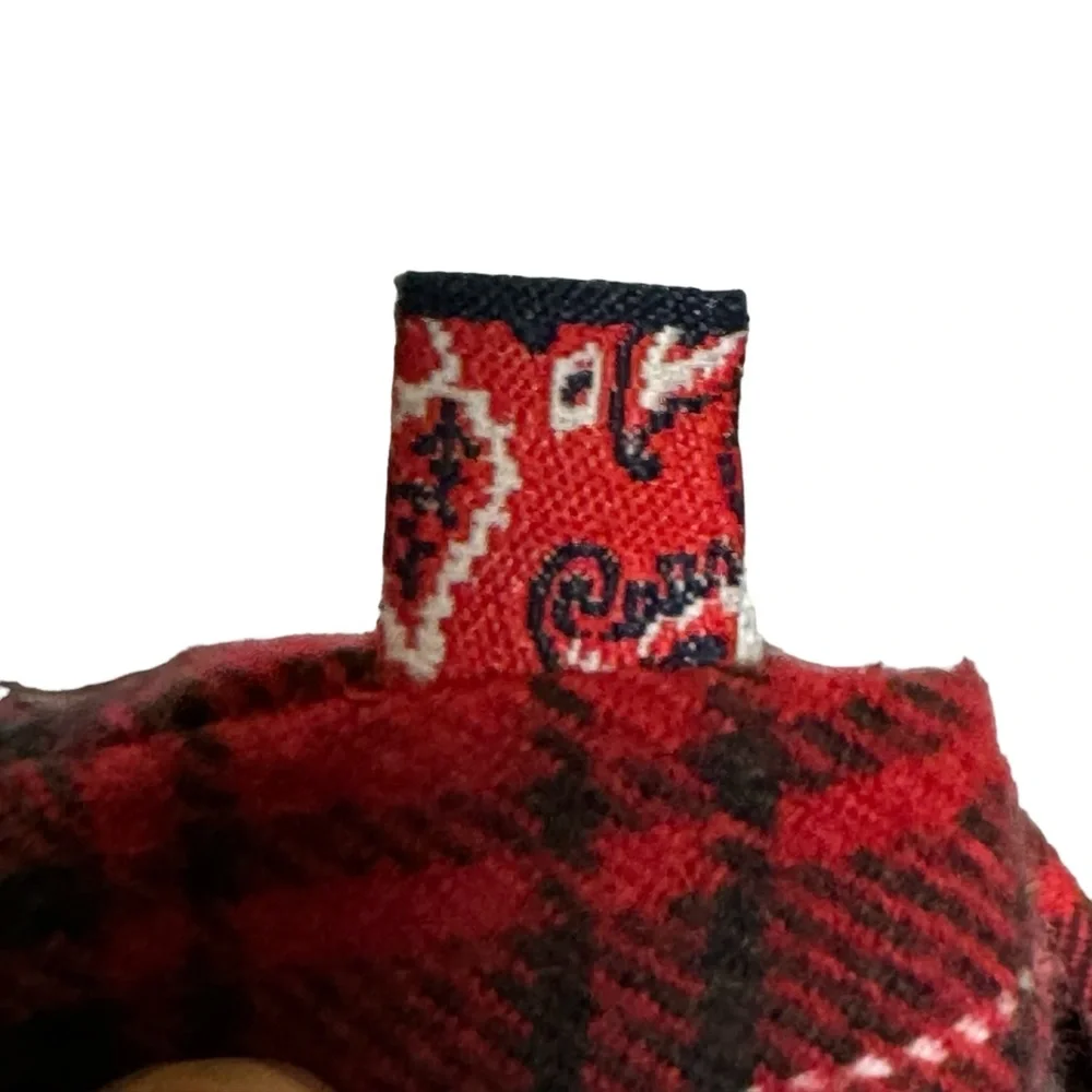 OshKosh B'gosh Flannel Shirt Button Up Long‎ Sleeve Boys 18 Month Red Casual